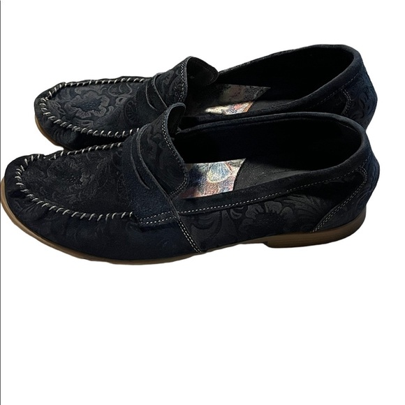 Stacy Adams Blue Suede Shoes